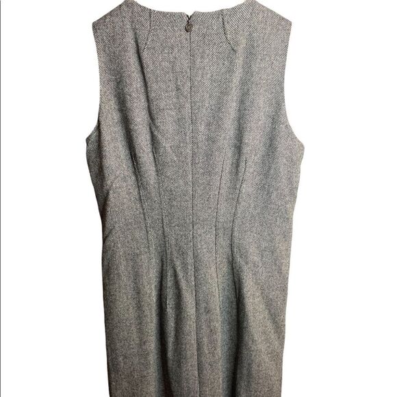 Michael Kors Grey Sheath Dress Sleeveless High Neck Size 6 - Picture 3 of 9